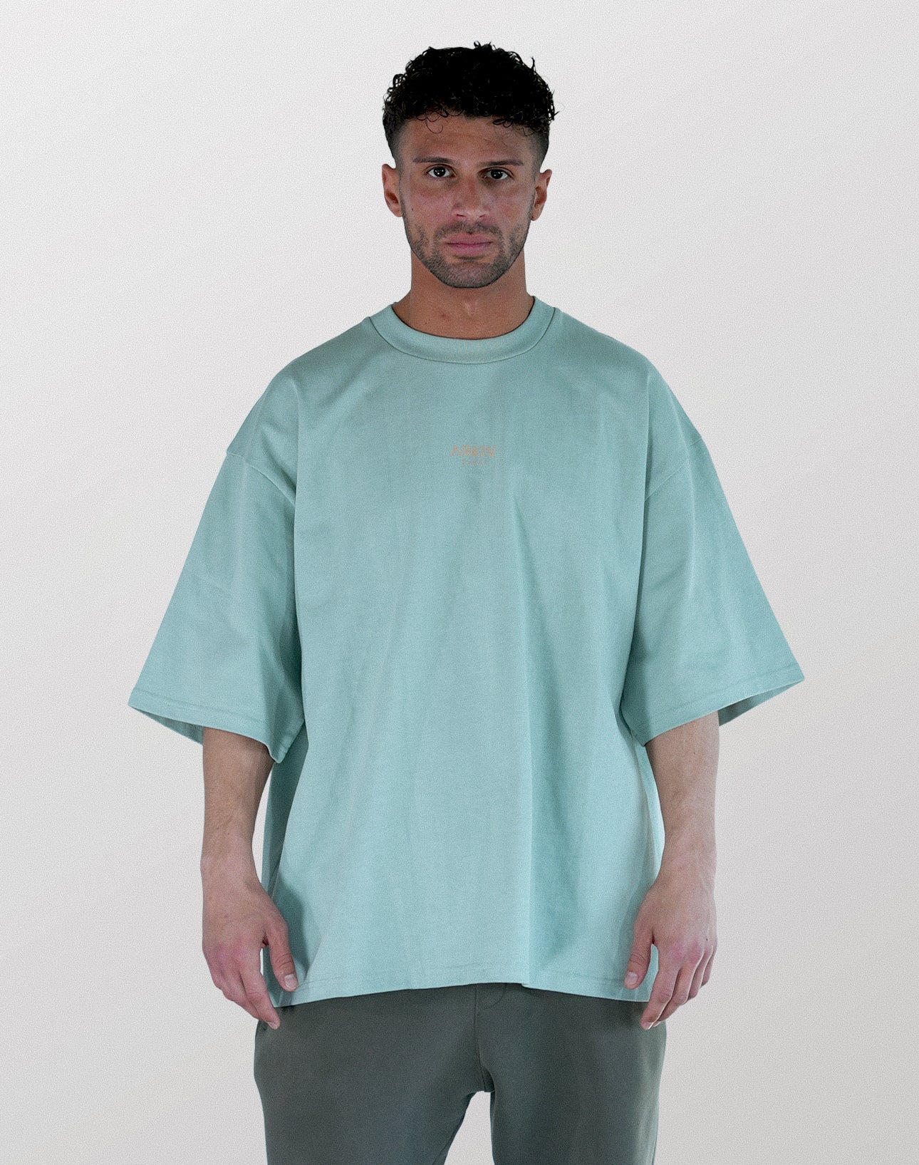 ARKIV Heavyweight Tee - Light Blue Plain