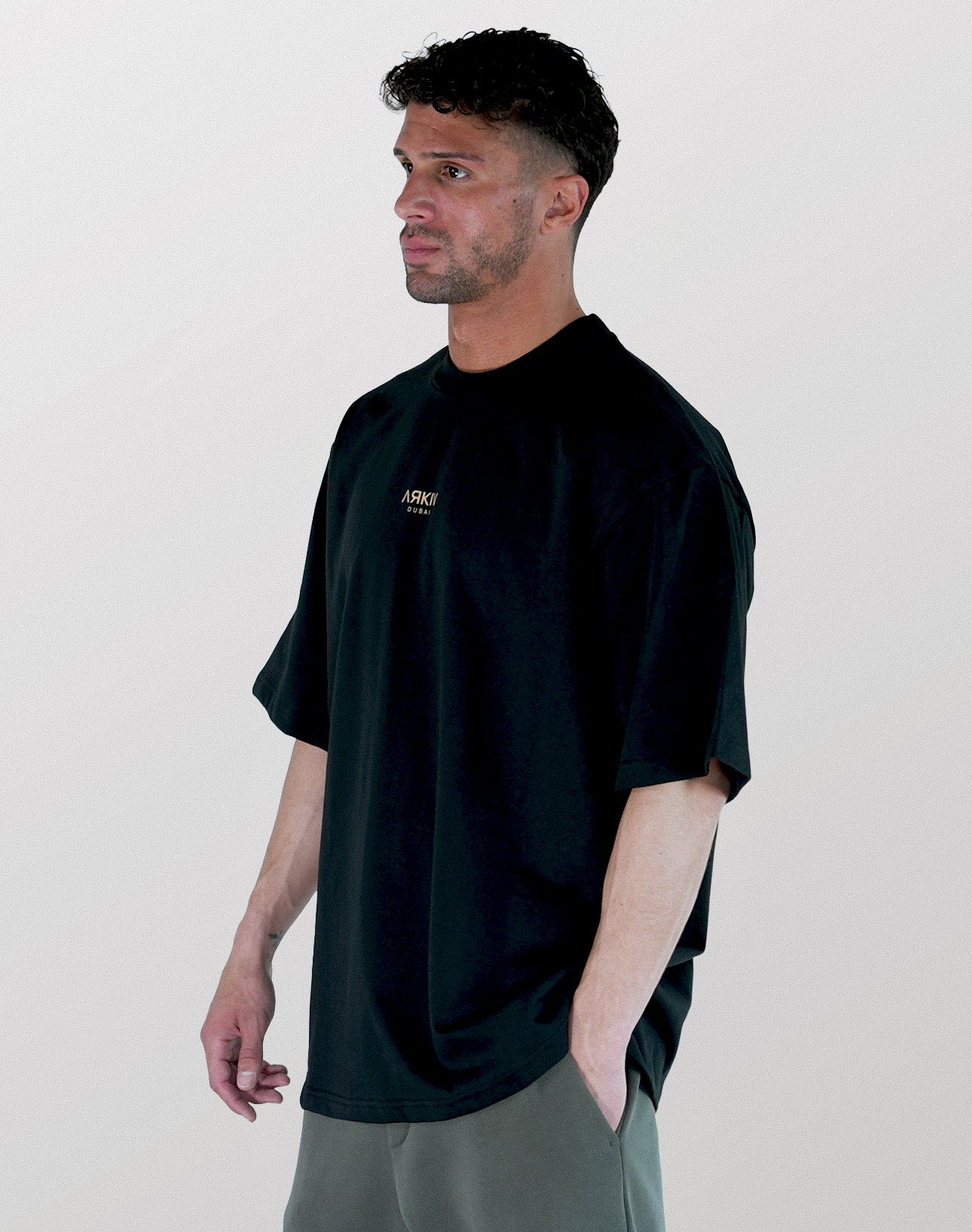 ARKIV Heavyweight Tee - Noir Plain