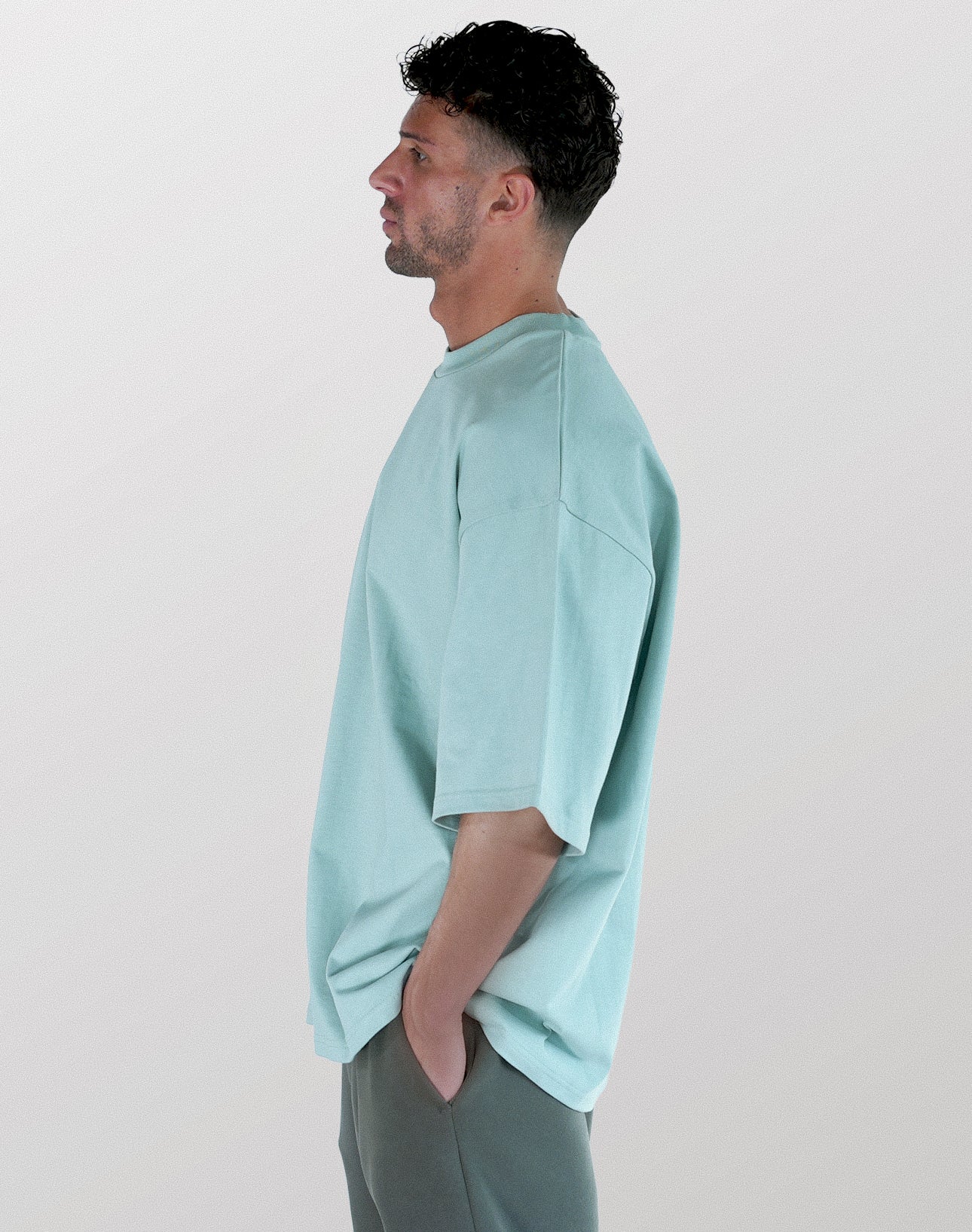 ARKIV Heavyweight Tee - Light Blue Plain