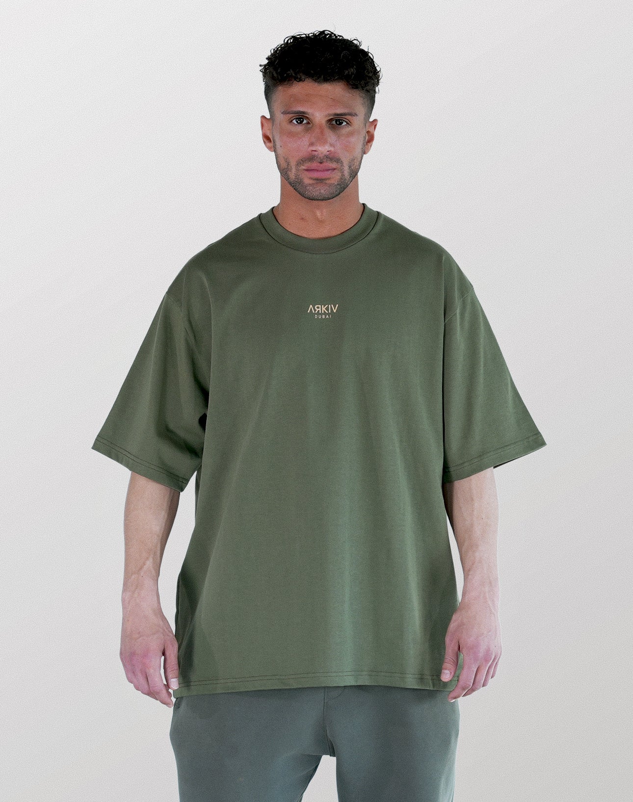 ARKIV Heavyweight Tee - Olive Green